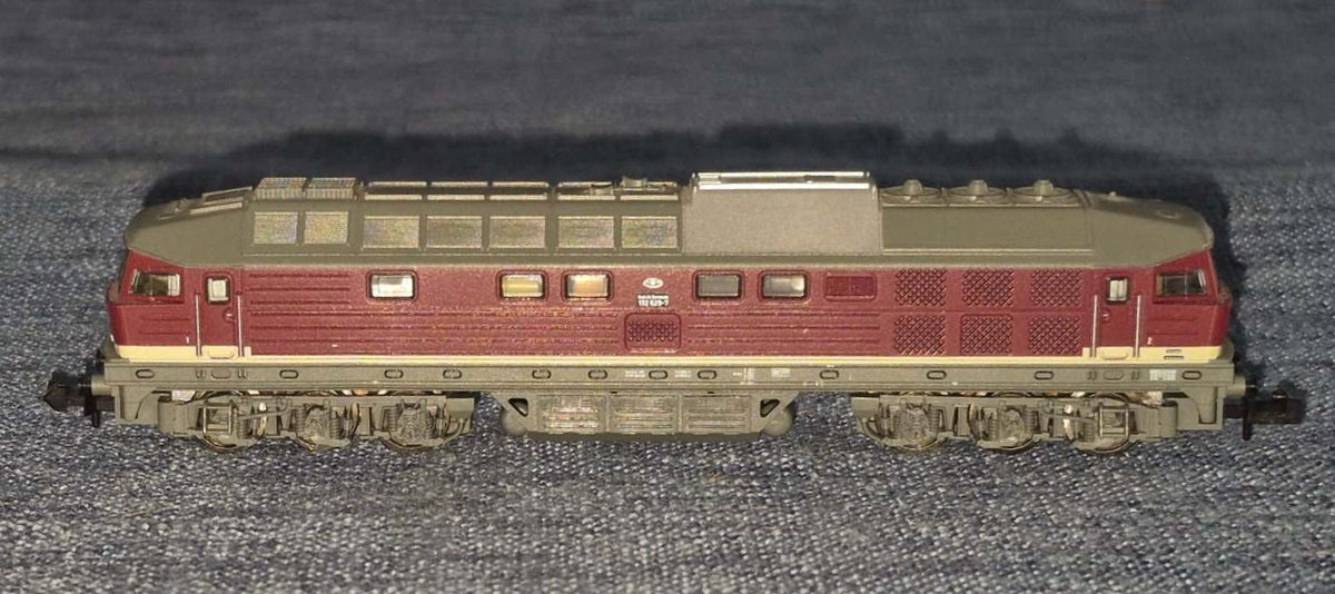 Minitrix N 12845 Diesellok BR 132 629-7 DR Reichsbahn OVP Spur N Modell
