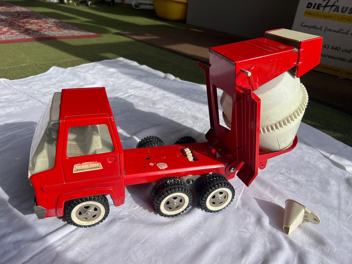Betonmischer LKW Blechspielzeug, Rico Sansón Junior España, 1970er