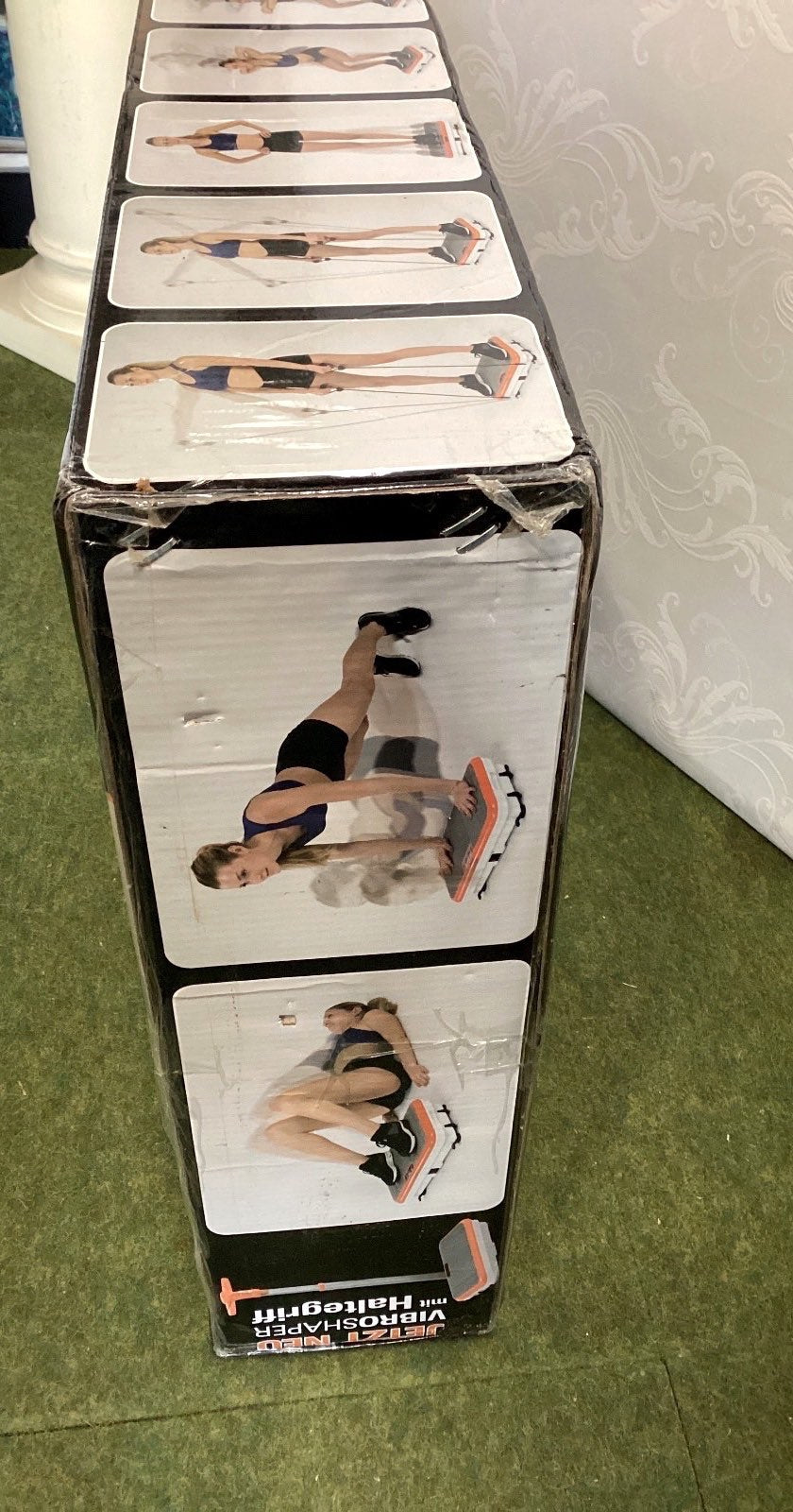 VibroShaper Vibrationsplatte mit Haltegriff 99 Stufen Ganzkörper Training OVP