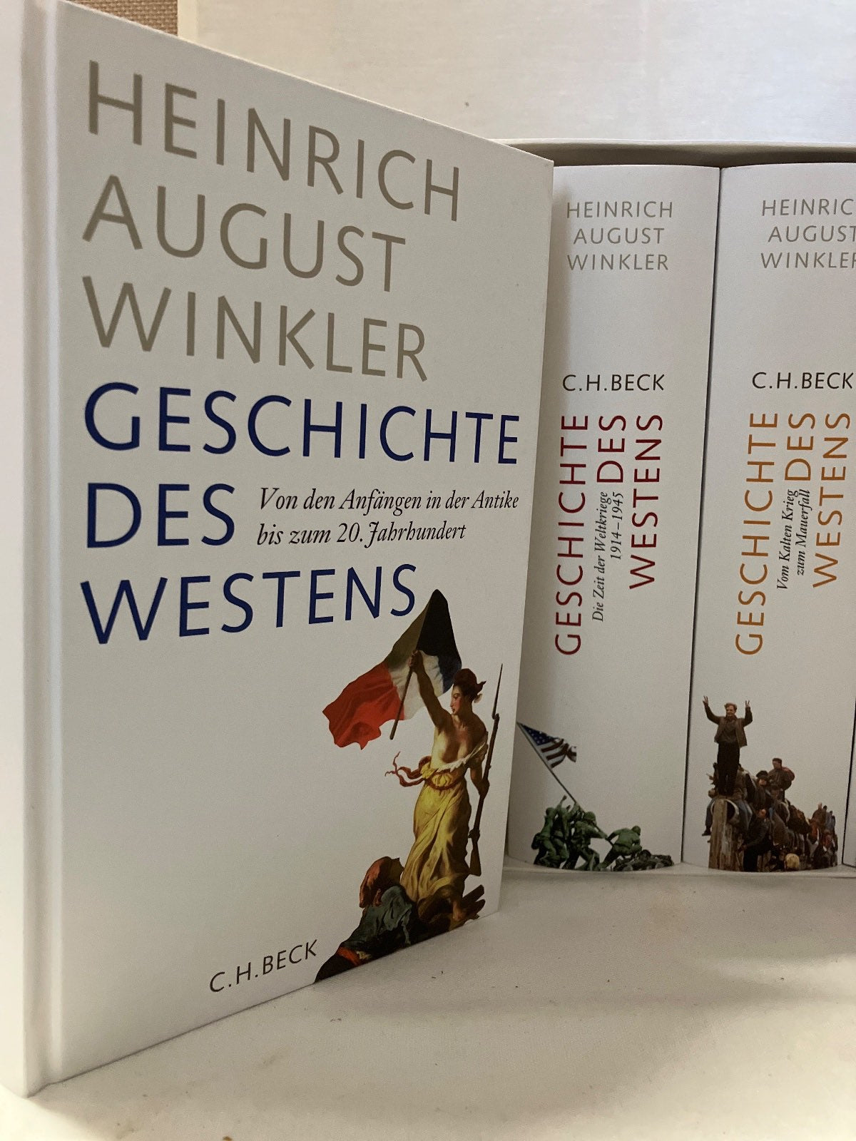 Winkler Geschichte des Westens 4 Bände C.H.Beck Schuber Hardcover Komplett-Set