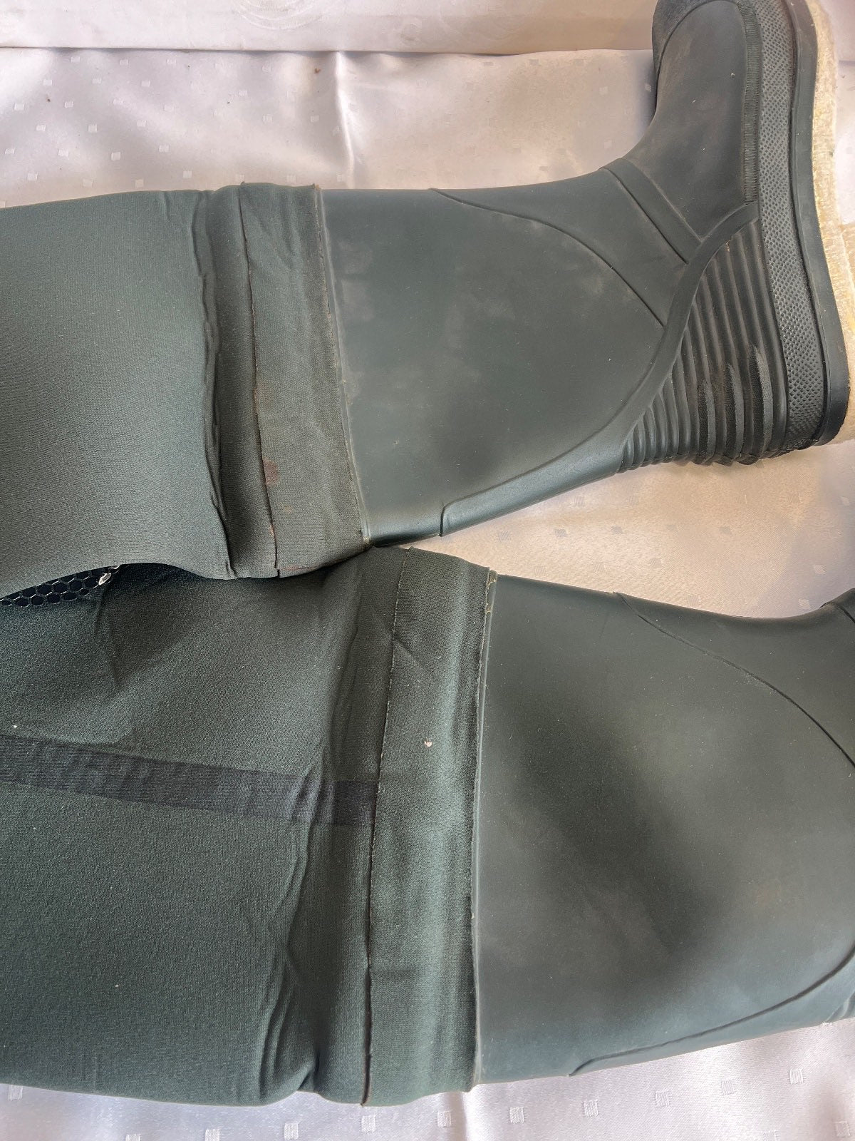 Wathose Behr Angelsport Titanium Neopren Gr. 42/43 Angelwathose grün