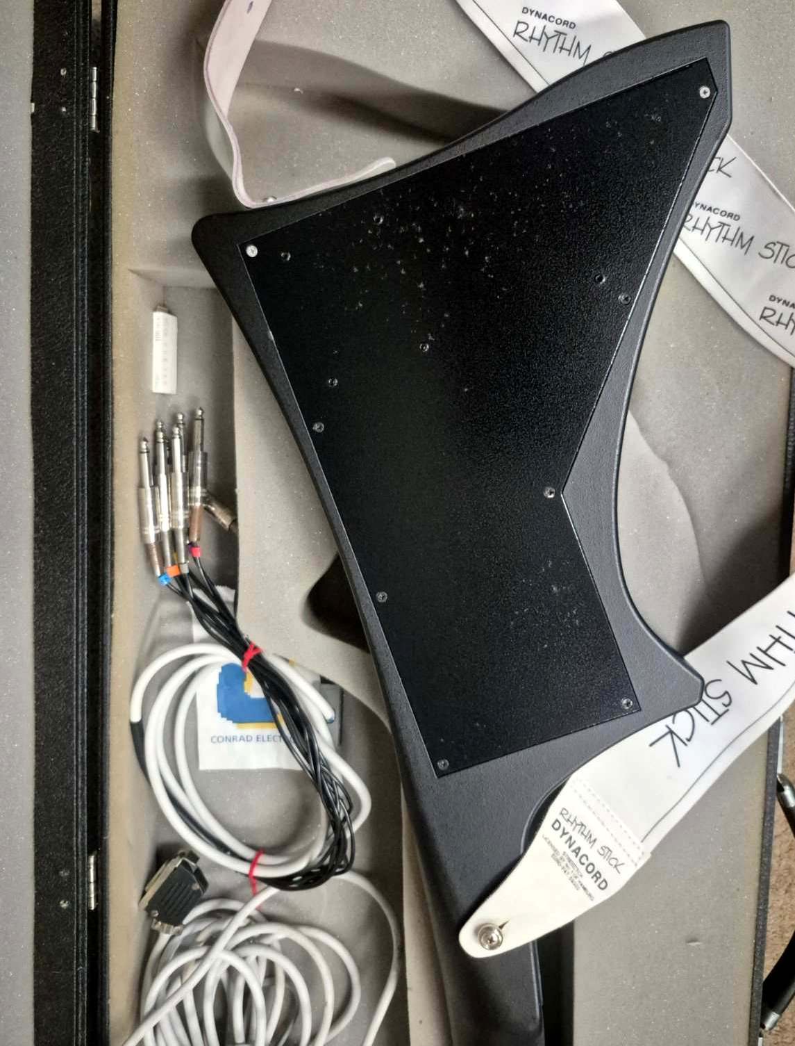 Dynacord Rhythm Stick MIDI Drum Controller im Koffer mit Zubehör 1980er