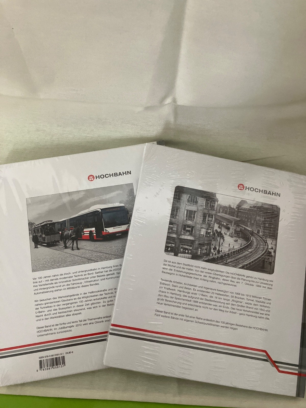 100 Jahre Hochbahn Hamburg 2 Bücher Set U-Bahn Geschichte Jubiläum OVP neu