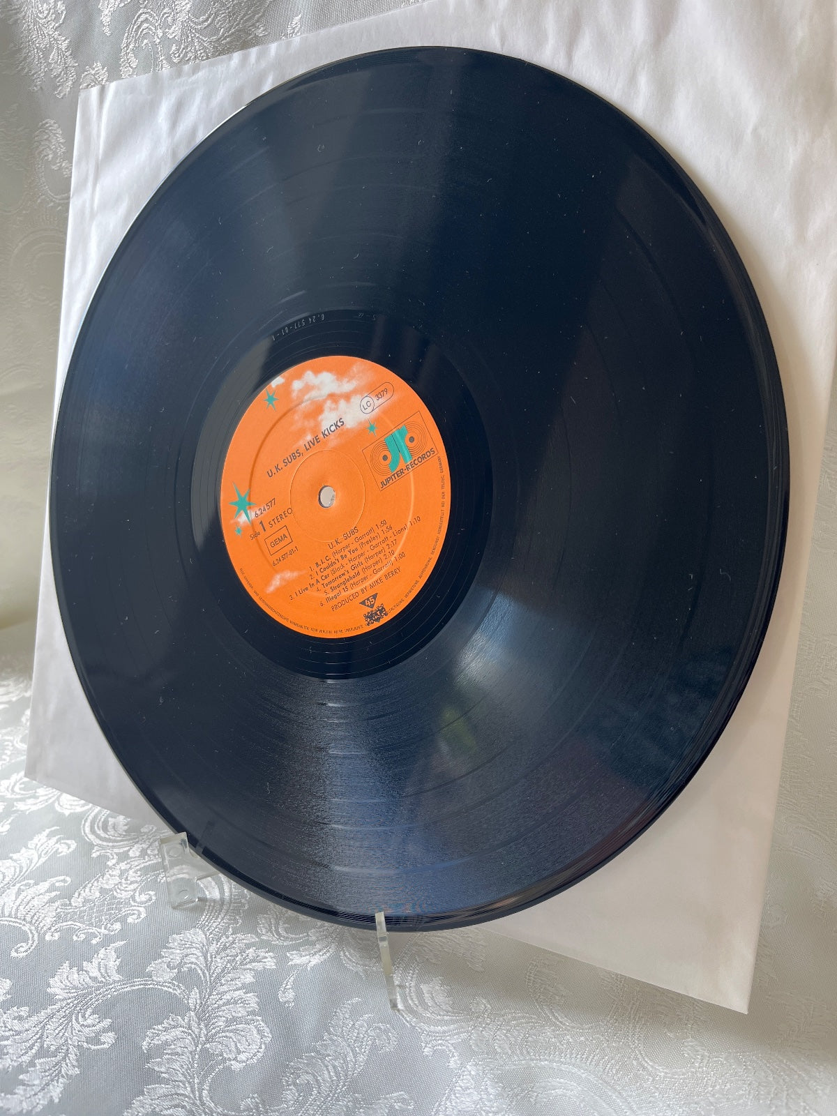 U.K. Subs – Live Kicks LP Vinyl 45rpm Jupiter Records Punk 6.24577