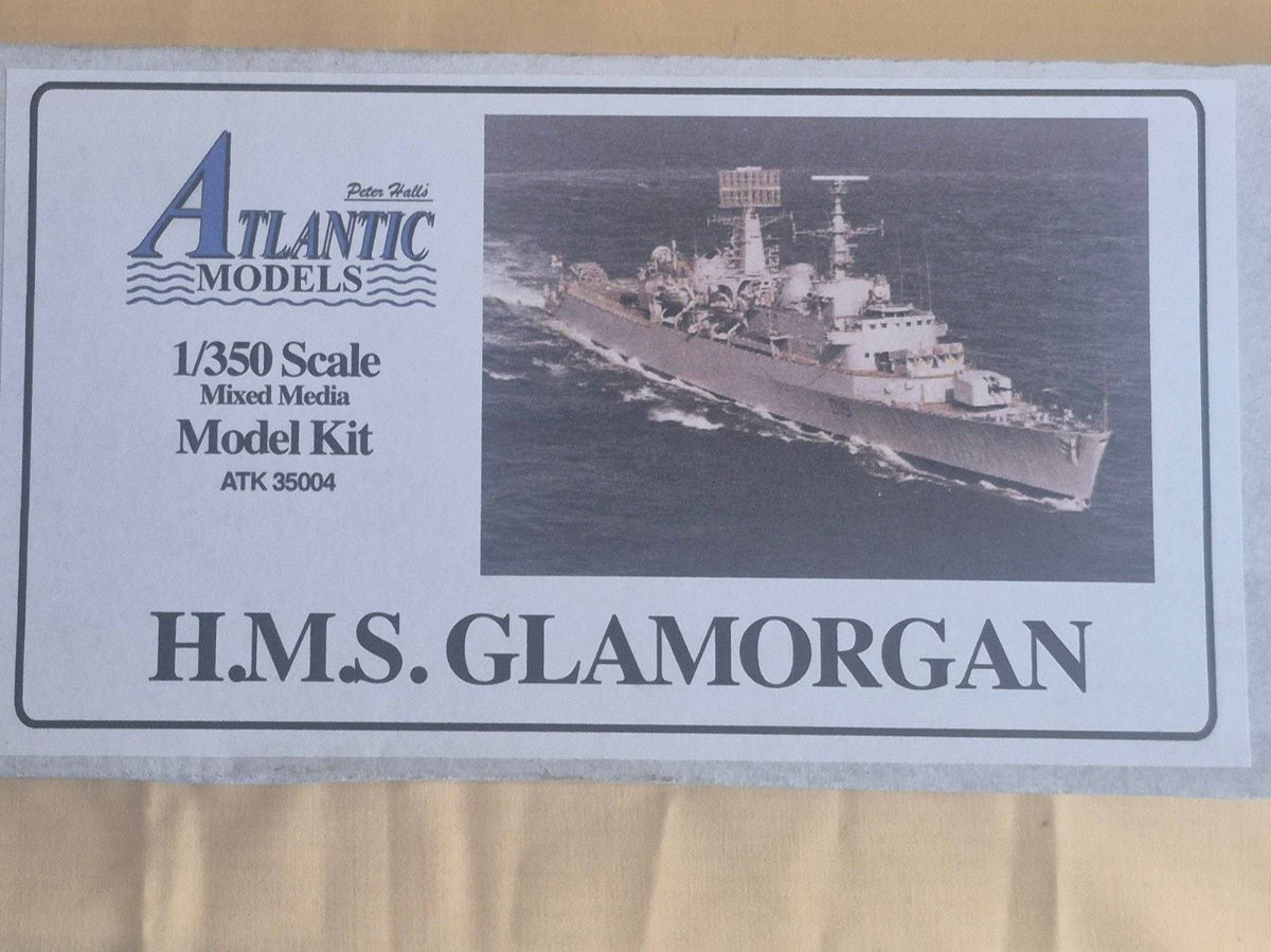 Atlantic Models" HMS Glamorgan" 1/350 Mixed Media Modellbausatz ATK35004
