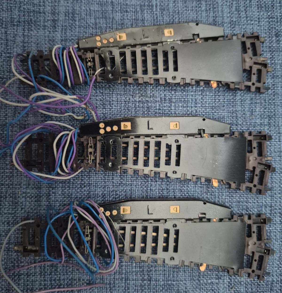 Arnold Spur N 3x Linksweiche elektrisch mit Antrieb Modellbahn Gleis
