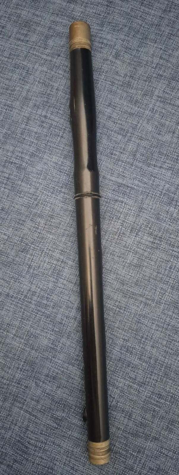 Antike Marschflöte Holz Messing historische Querflöte 2-teilig Barock Folk