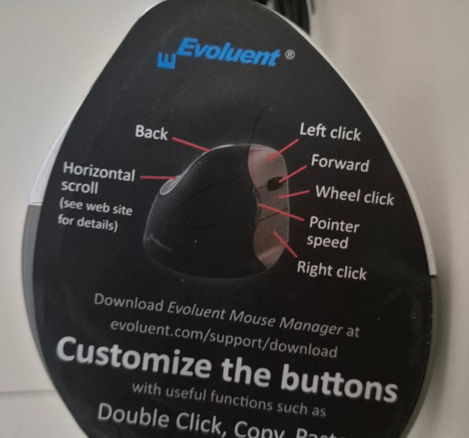 Evoluent VerticalMouse 4 Right VM4R ergonom. Maus USB kabelgebunden neuwertig