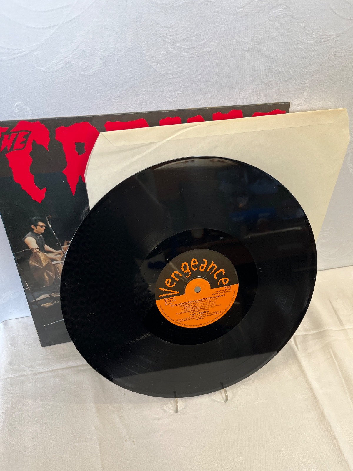 The Cramps – Rockinnreelininaucklandnewzealandxxx LP Vinyl Vengeance Live 1986