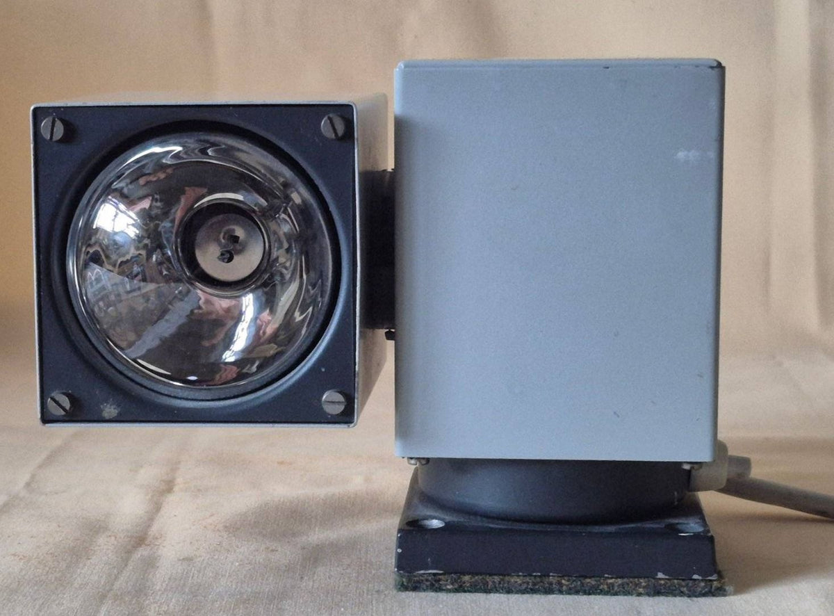 Kaiser Lampe Modell 6015 Primat Kubuswürfel grau 1960/70er