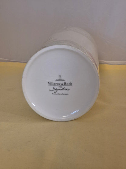 Villeroy & Boch Signature Vase Porzellan Blumenmotiv