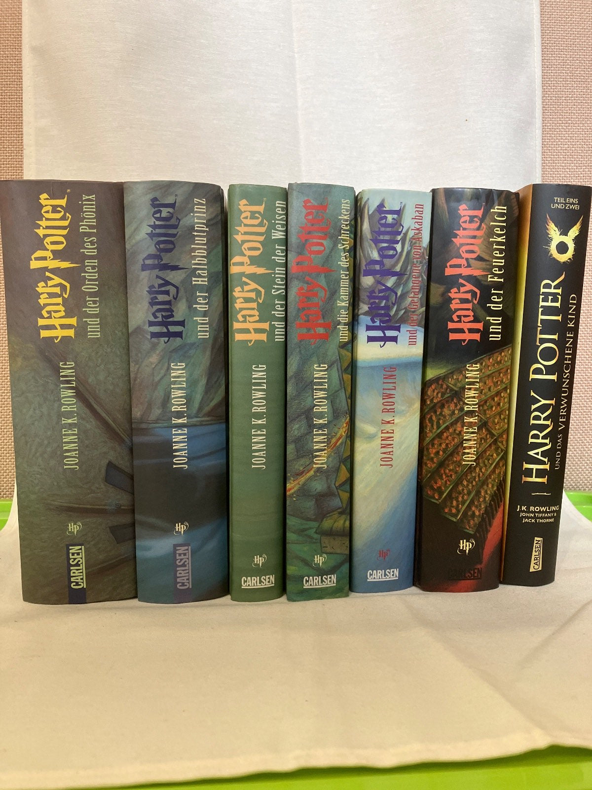 Harry Potter Komplettsammlung 7 Bände Deutsch Hardcover Carlsen Rowling SET