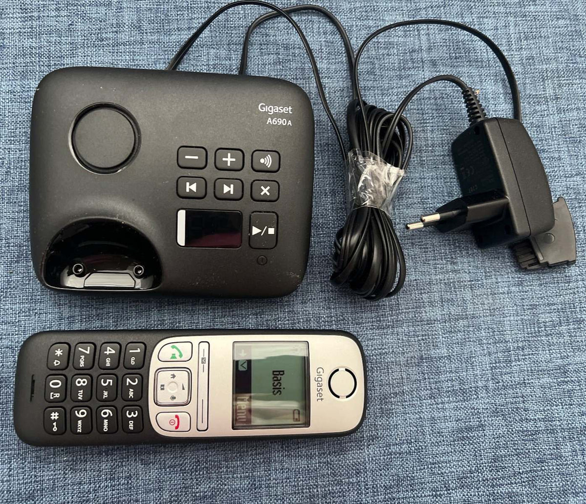 Gigaset A690A, schnurloses Telefon, Anrufbeantworter, OVP + Bedienungsanleitung