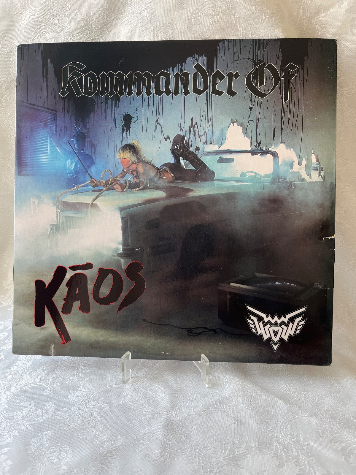 Wendy O. Williams – Kommander Of Kaos LP Vinyl WOW Plasmatics Heavy Metal 1986