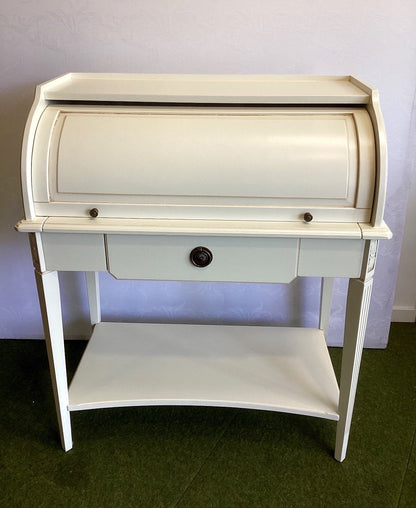 Sekretär Komode Weiß Vintage Shabby Chic Schreibtisch mit Schubladen