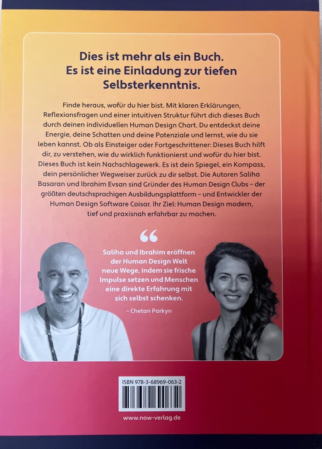 Wofür du hier bist – Human Design Evsan Basaran Sachbuch Hardcover now-Verlag