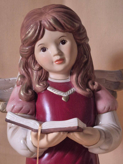 Goebel Porzellan  Engel "zauberhaftes Weihnachtsmärchen" 41631 Engel mit Buch
