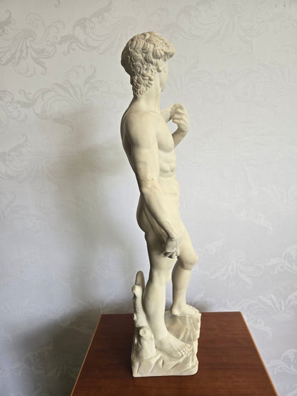 David Skulptur nach Michelangelo - Del Torrone sign. Kunststein Figur Statue