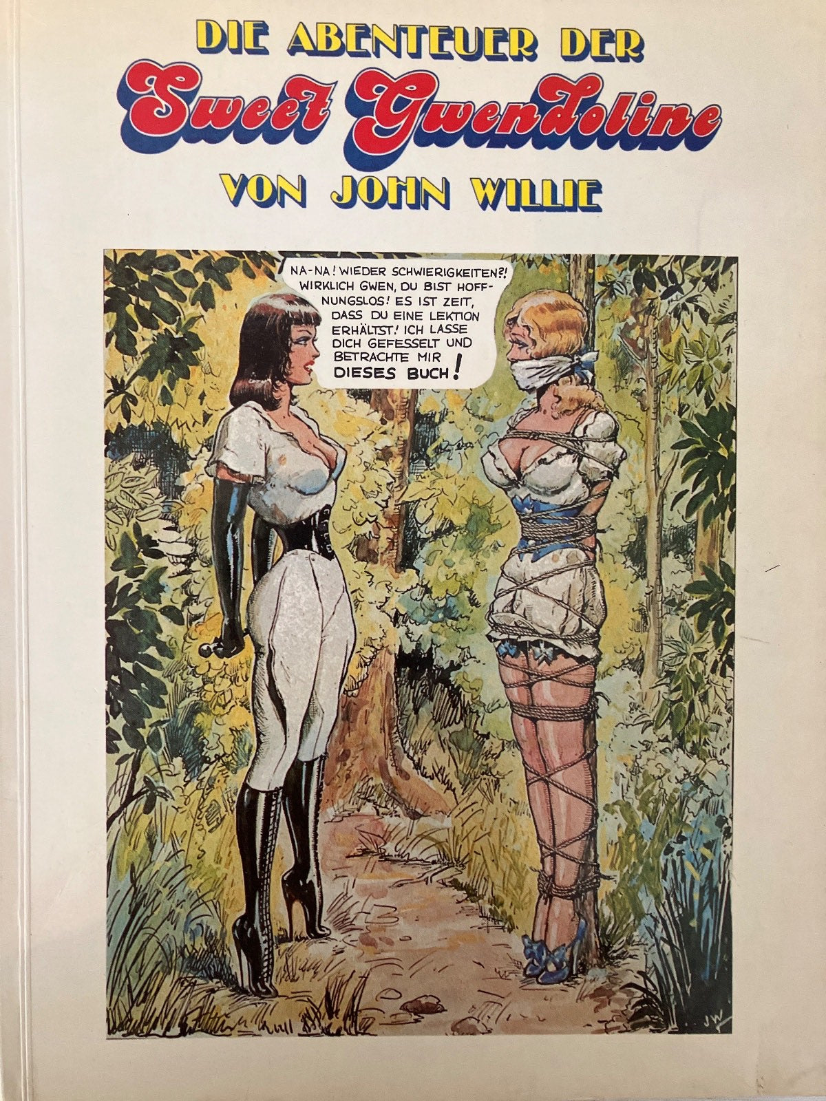 Die Abenteuer der Sweet Gwendoline – John Willie Comic Buch Deutsch Vintage