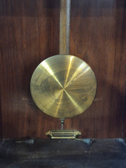 Antike Regulator Wanduhr Pendel Holzgehäuse Art Déco Schlagwerk