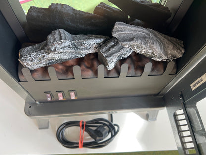 Elektrokamin Standkamin Kaminofen 2000W Heizlüfter Flammeneffekt