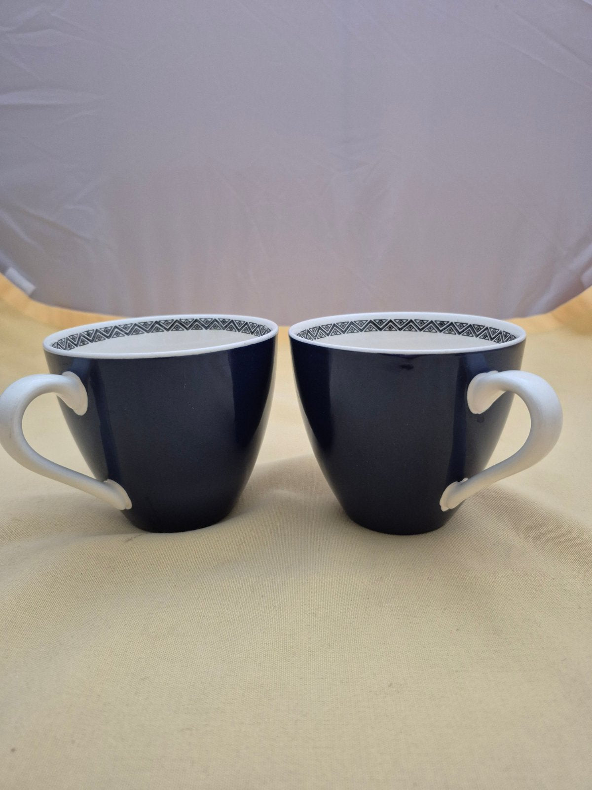 Villeroy & Boch Saar Saphir Jumbotassen 2er Set Porzellan kobaltblau V&B - alt