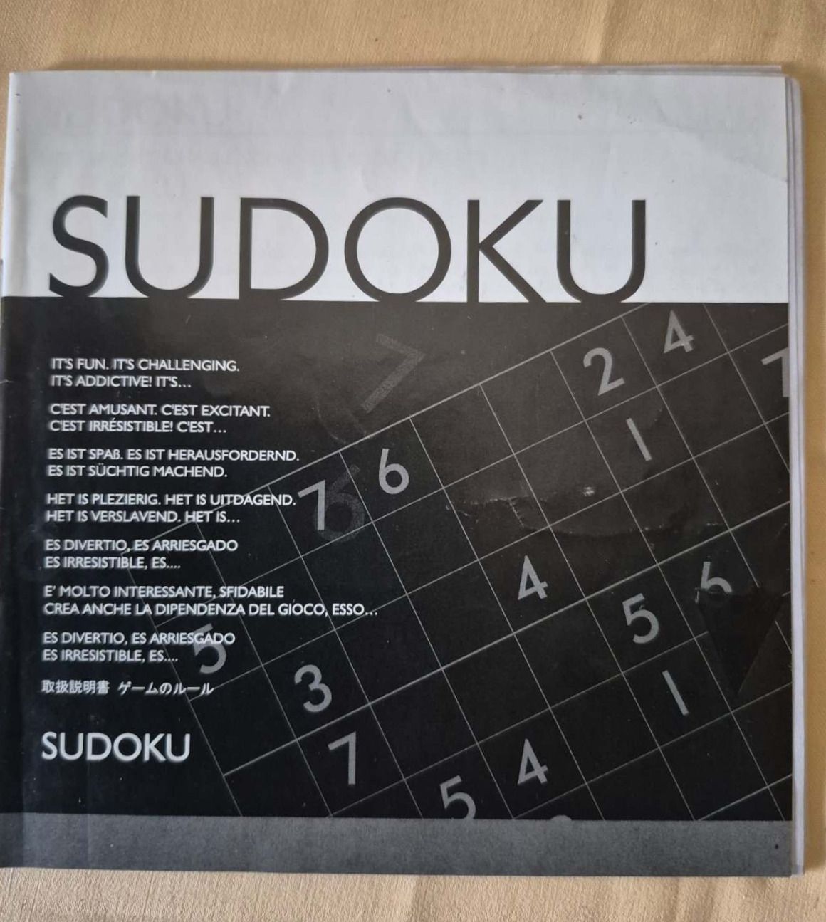 Sudoku Gesellschaftsspiel Glasboard bunte Zahlen-Chips Brettspiel komplett OVP