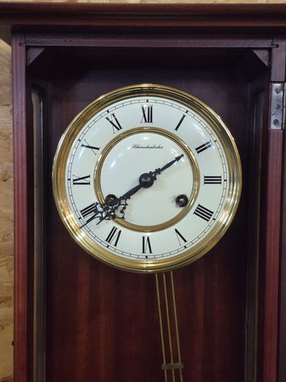 Schmeckenbecher Regulator Wanduhr Pendel Holz Made in Germany Vintage