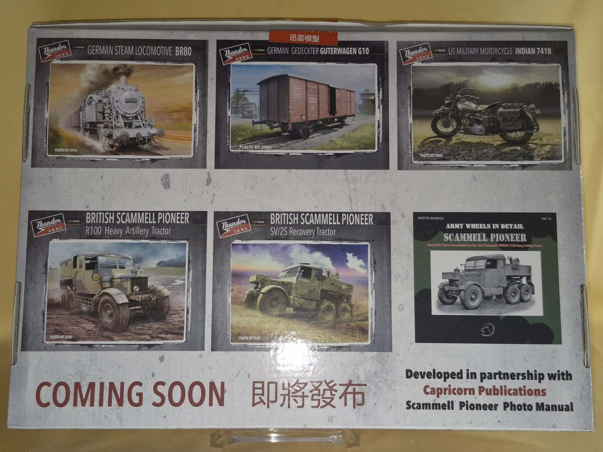 Thunder Model 35205 British Scammell Pioneer TRCU30 Trailer 30t 1/35 Plastik Kit