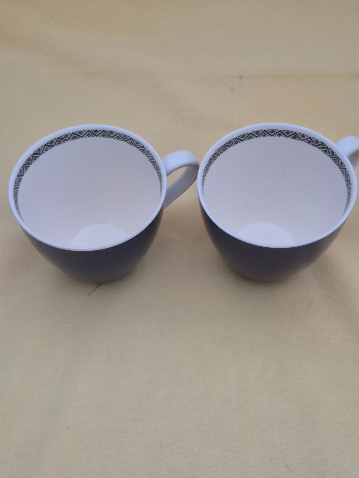 Villeroy & Boch Saar Saphir Jumbotassen 2er Set Porzellan kobaltblau V&B - alt