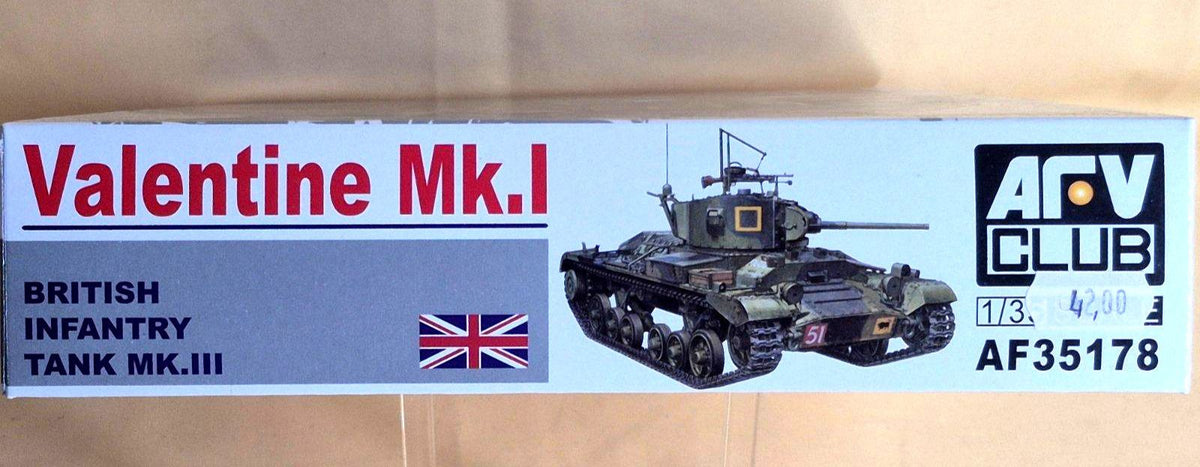 AFV Club 1/35 British Infantry Tank Mk.III Valentine Mk.I AF35178 Modellbausatz