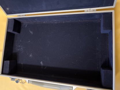Aluminium Koffer, Transportkoffer, mit Schlüssel, ca. 41 x 24 x 9,5 cm