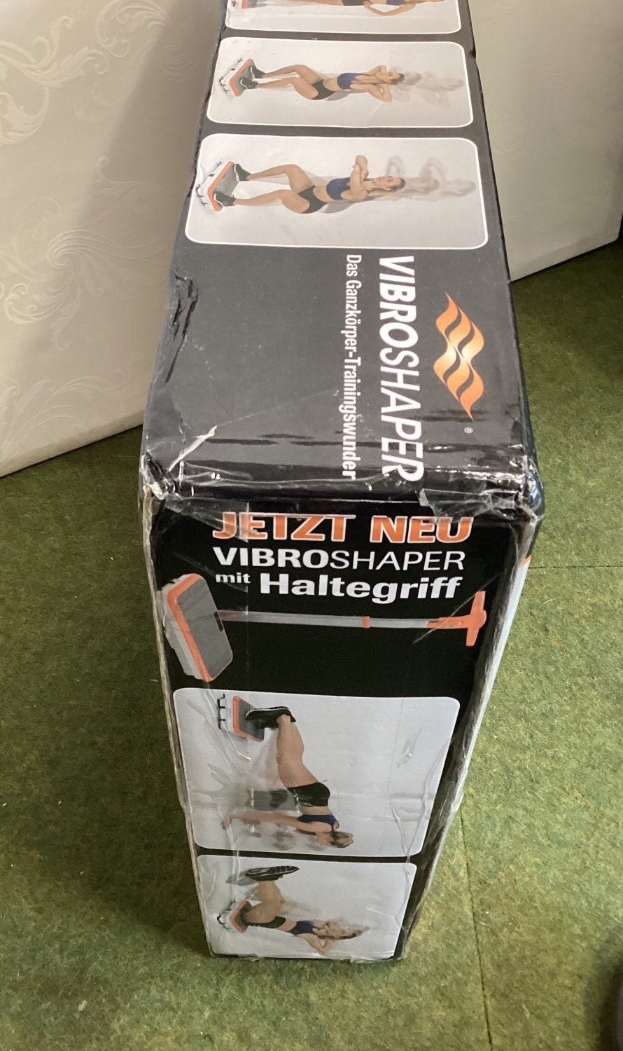 VibroShaper Vibrationsplatte mit Haltegriff 99 Stufen Ganzkörper Training OVP