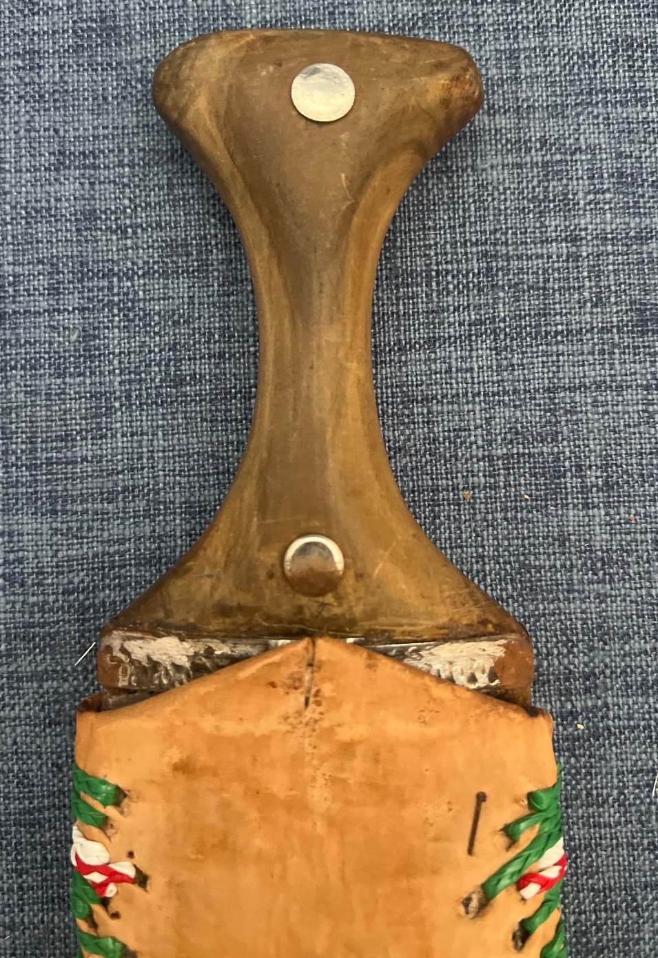 Arabischer Deko-Dolch, Holzgriff