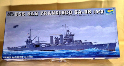 Trumpeter 1:350 USS San Francisco CA-38 1942 Modellbausatz Schiff 263 Teile