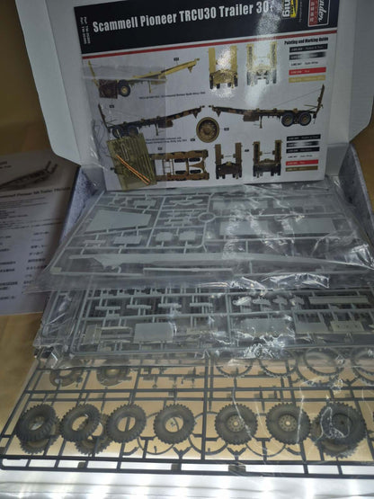 Thunder Model 35205 British Scammell Pioneer TRCU30 Trailer 30t 1/35 Plastik Kit