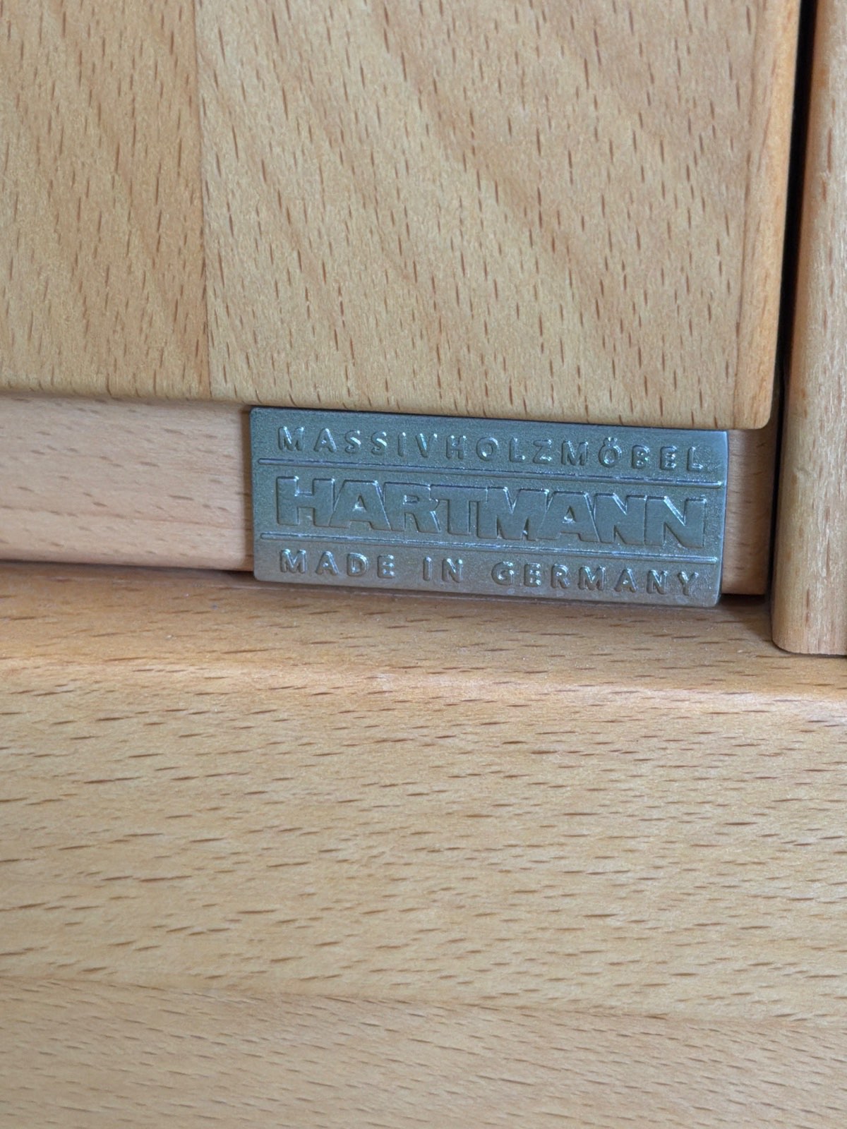 Hartmann Massivholz Sideboard "Linus" Buche 4 Schubladen 2 Türen Made Germany