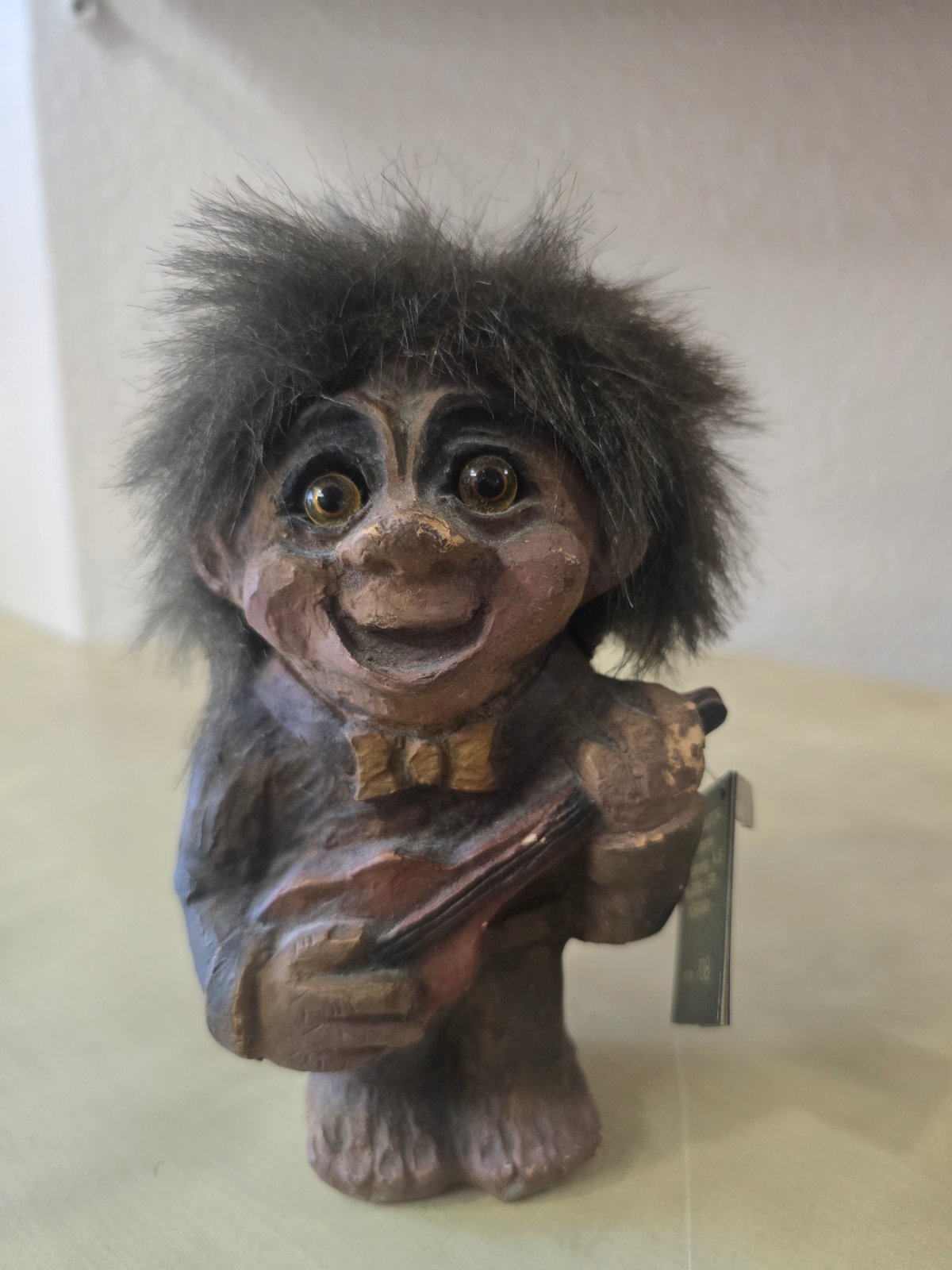 NyFOAM Souvenir Norway Troll Figur Handmade Norwegen Sammlerfigur mit Etikett