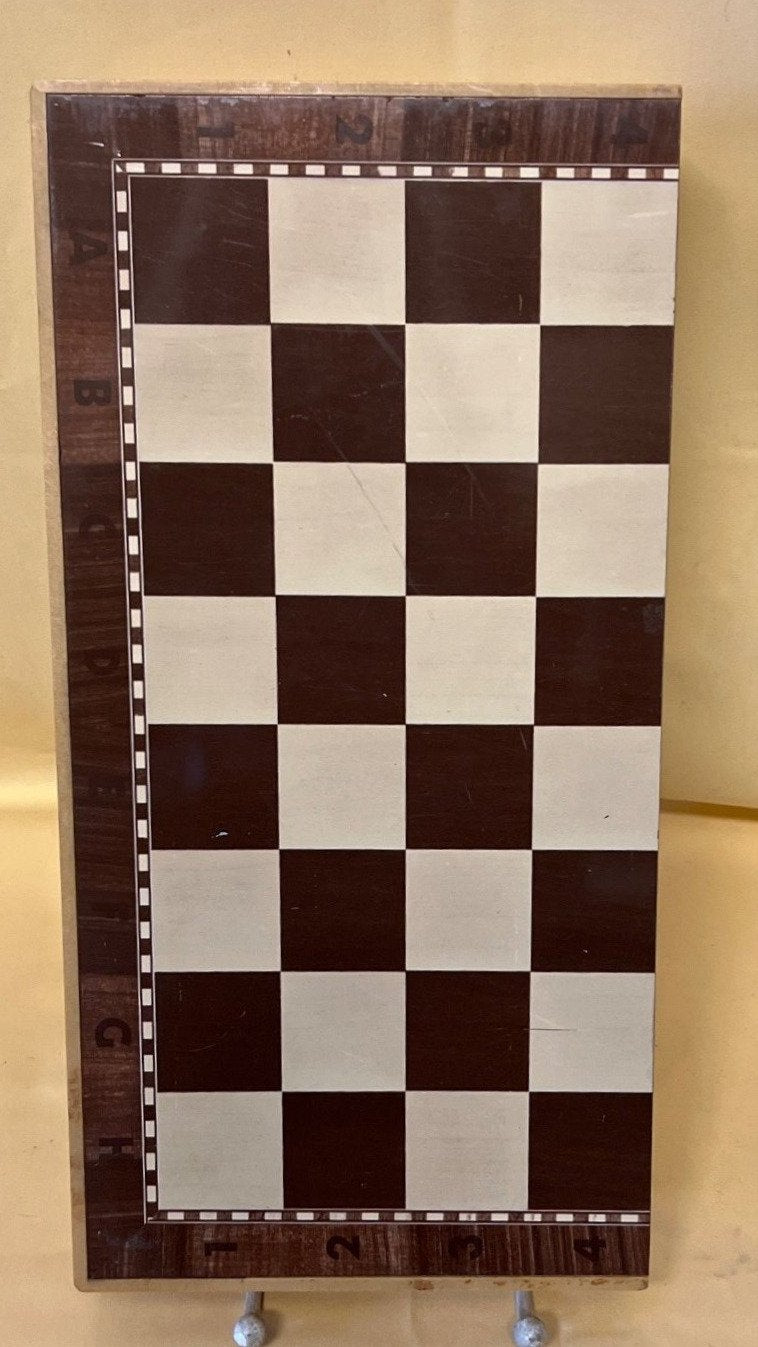 Schachspiel, Klappkoffer, Schachbrett, Figuren, Kunststoff