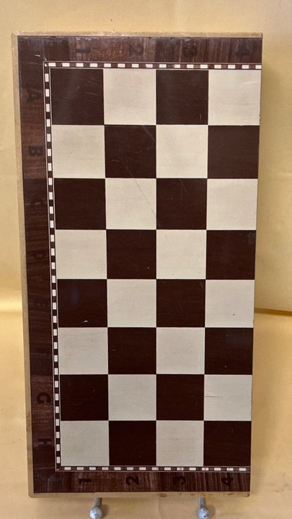 Schachspiel, Klappkoffer, Schachbrett, Figuren, Kunststoff