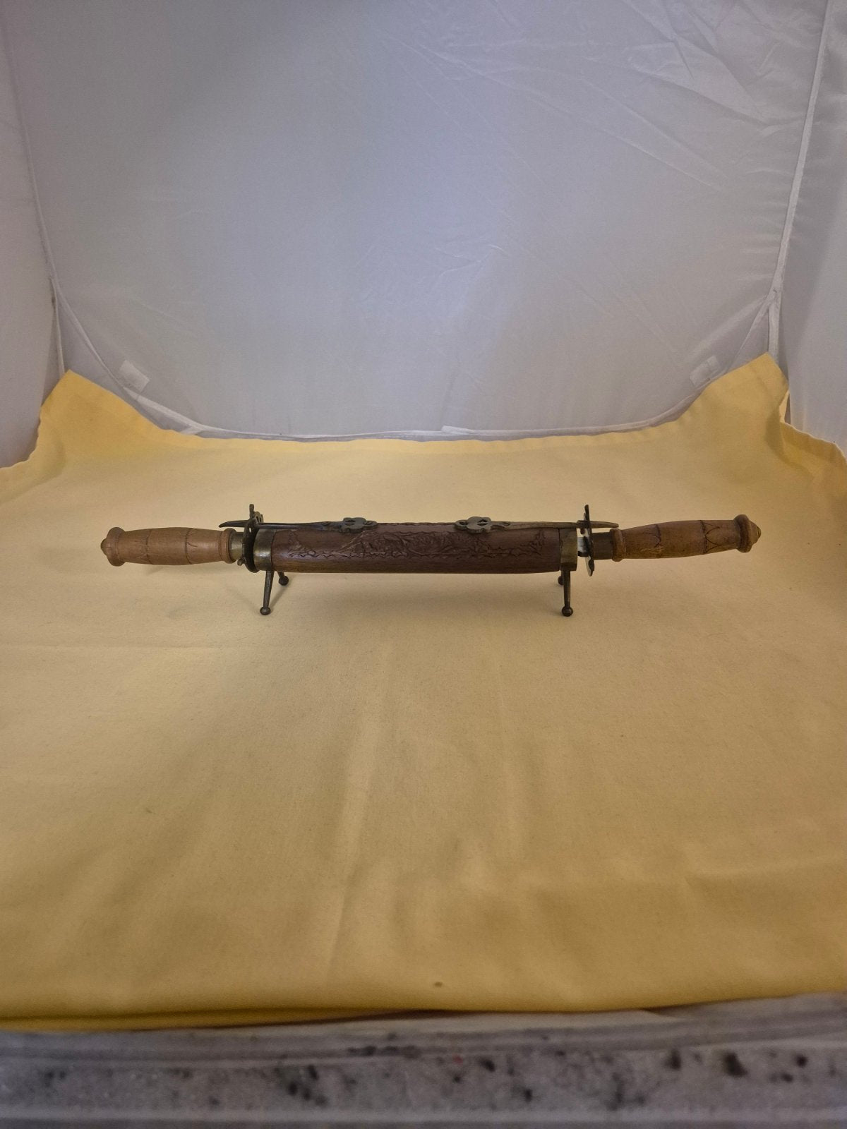 Tranchierbesteck - dreiteilig - Jagdbesteck mit Halter