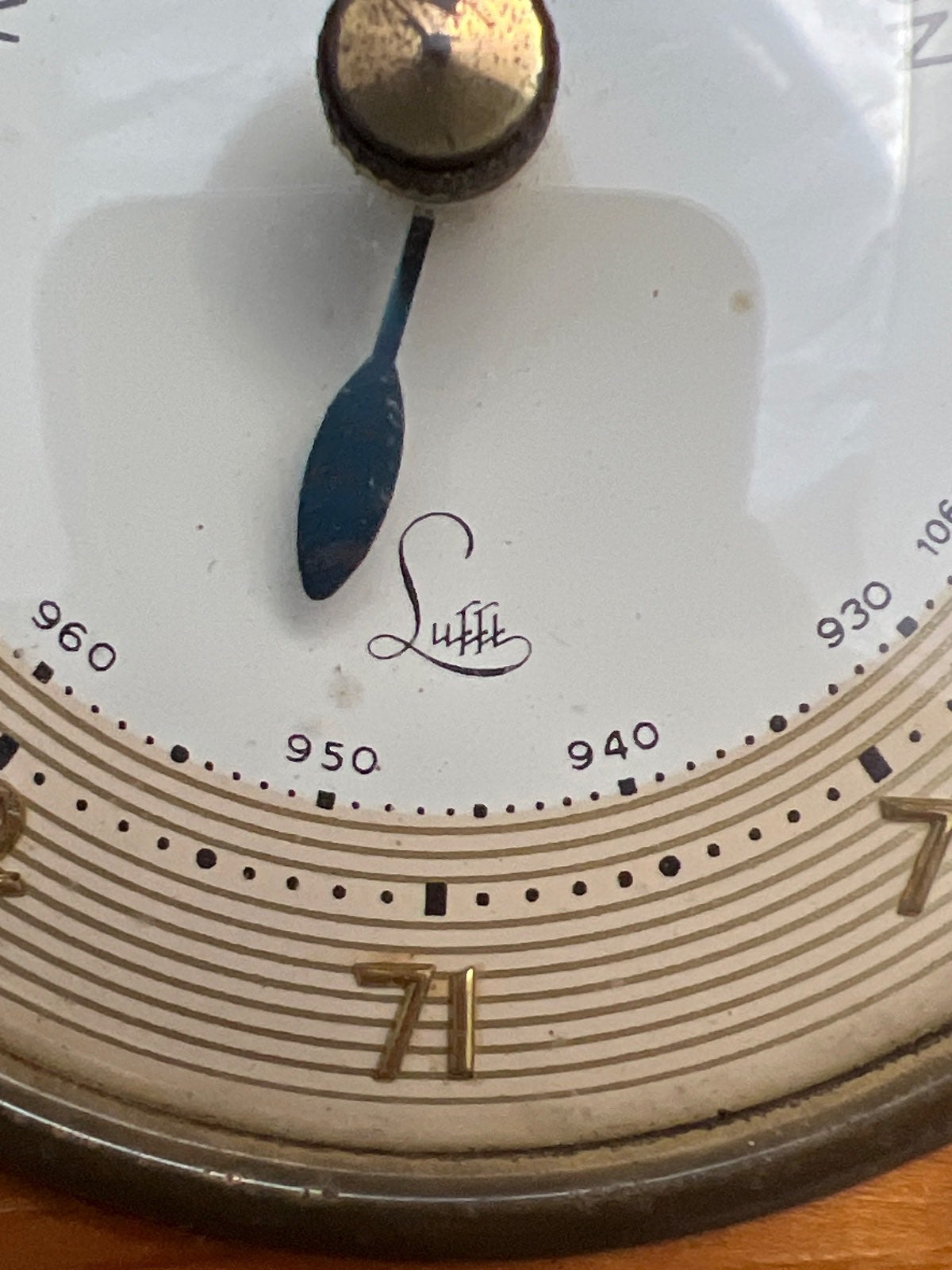 Fa. Lufft, Barometer & Thermometer, Holz, 50er-60er Jahre