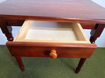Holztisch, Schreibtisch, Beistelltisch, Landhausstil, 1 Schublade