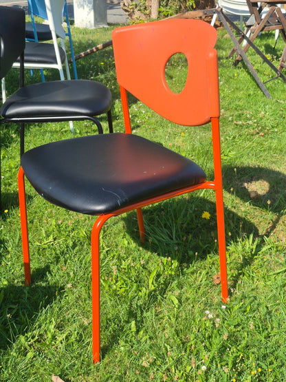 Stuhl Stoljahn - IKEA Stuhl - orange/schwarz - gebraucht