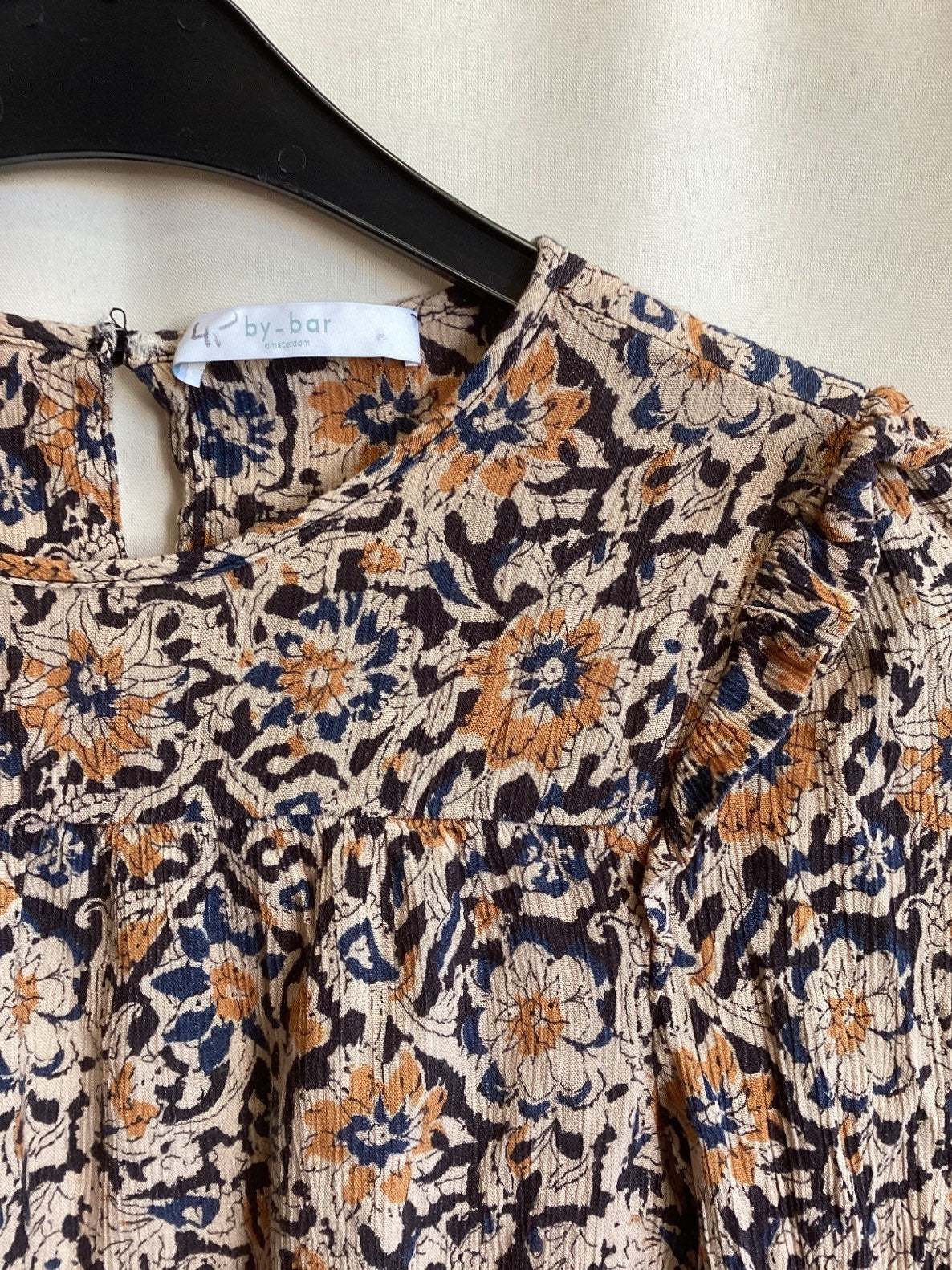 by-bar Amsterdam Sun Flower Blouse Damen Viskose Bluse Blumendruck Gr. 14