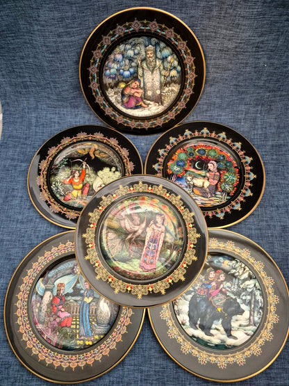 Heinrich Villeroy & Boch Märchen Alten Russland 6 Sammelteller Limited Edition