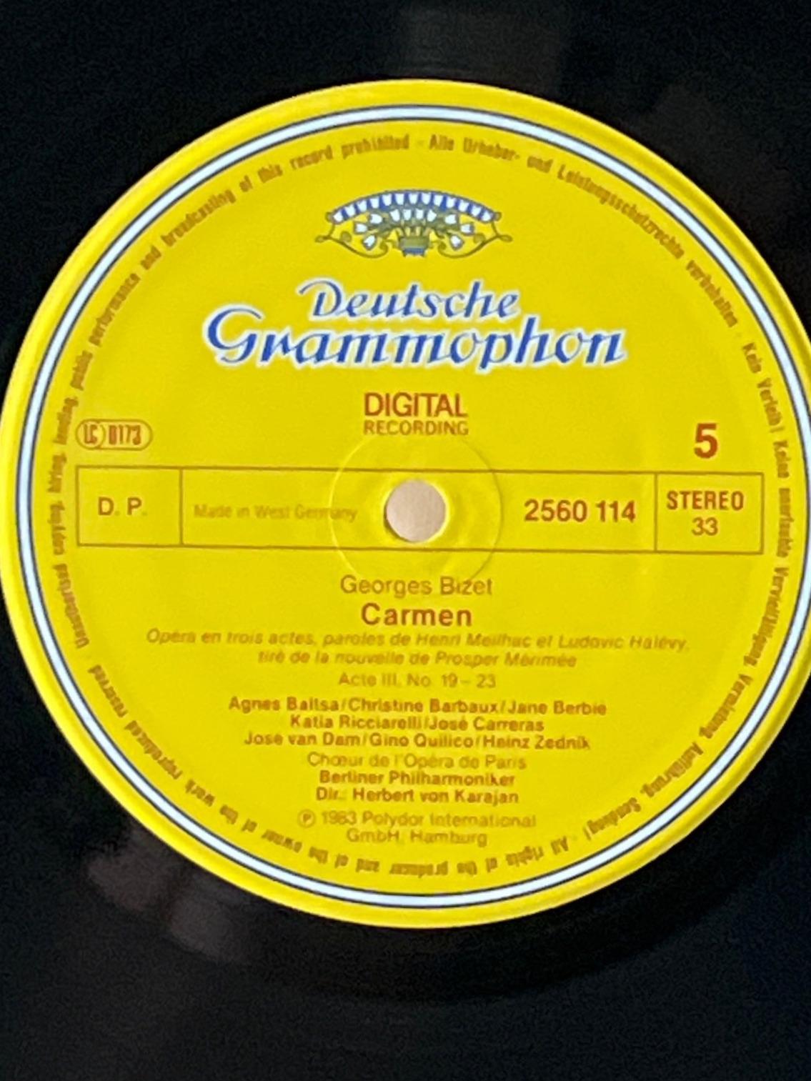 "Carmen", G. Bizet -  Herbert von Karajan -Berliner Philharmoniker -3erBox - 83
