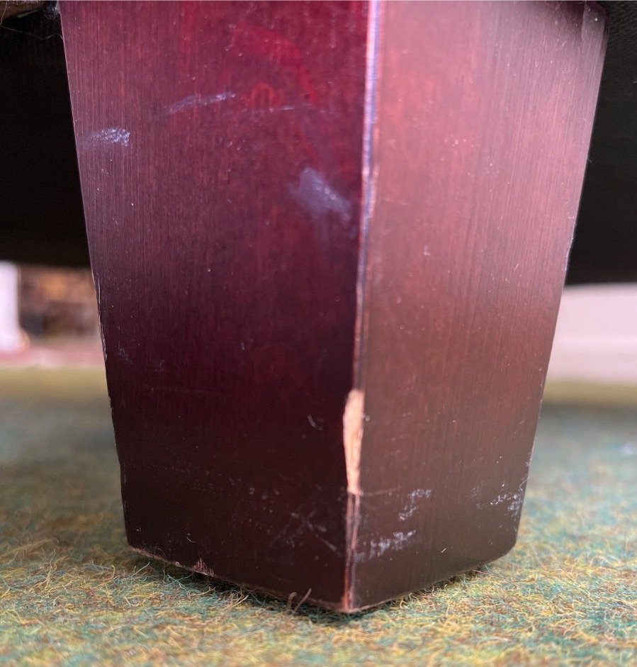 Ohrensessel mit Hocker, TV-Sessel, Relaxsessel, moccafarben, Microfaser/ Velours