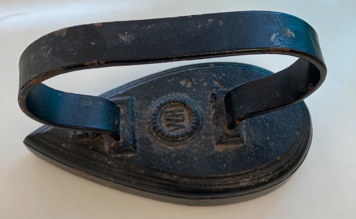 Antikes Gusseisen Bügeleisen VLH Sammler historisch 3 kg