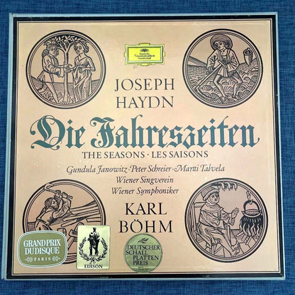 Joseph Haydn, Die Jahreszeiten, Dirigent Karl Böhm, 3 LP Box, Wiener Symph.